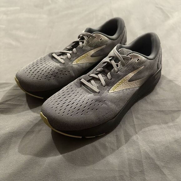 Brooks Ghost 16 Sneakers Mens 10.5 D Primer Gray Lime 1104181D040 Road Running main image 7